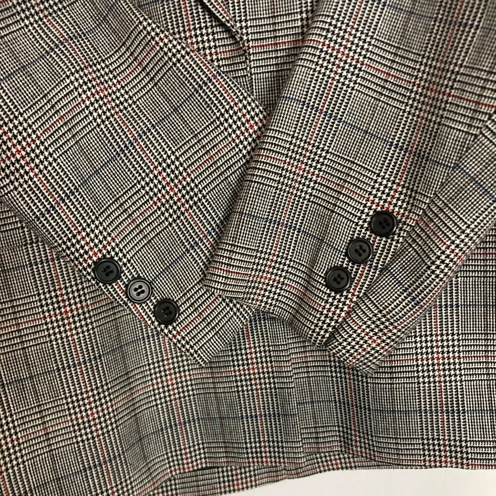 Saks Fit Avenue women gray blazer size 8 M casual style - Picture 9 of 15